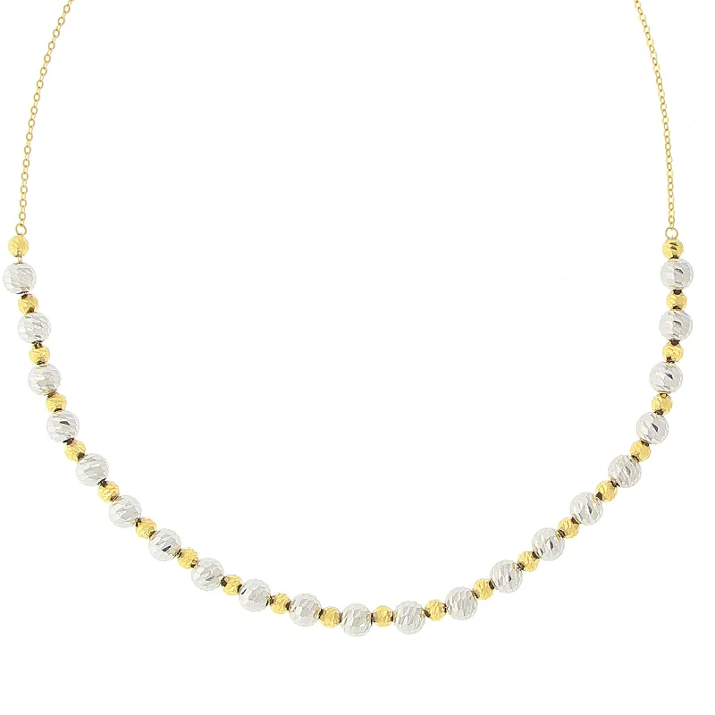 2-TONE GOLD NECKLACE SET