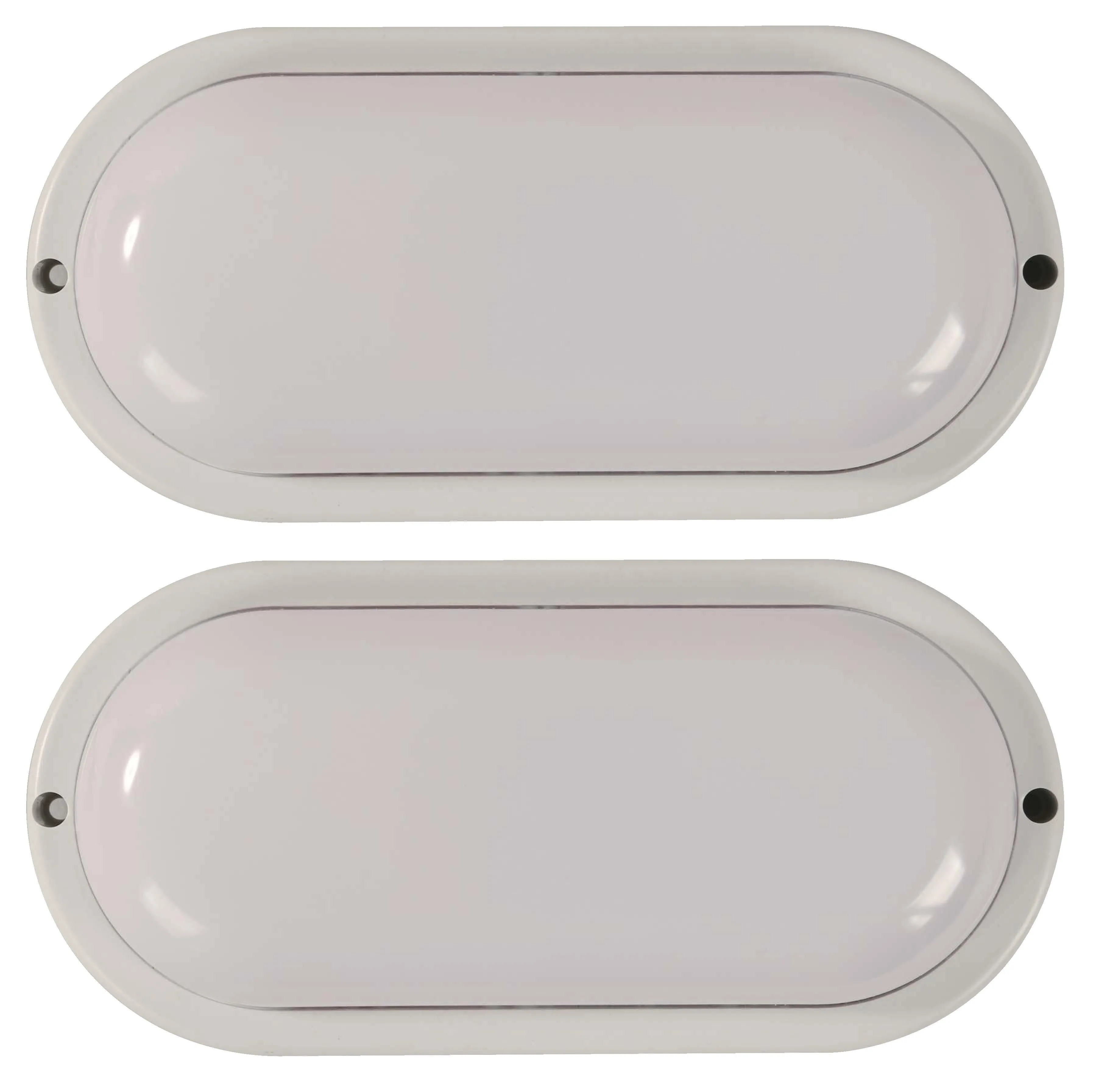 21152 LED Twin Pack Wall Light in White