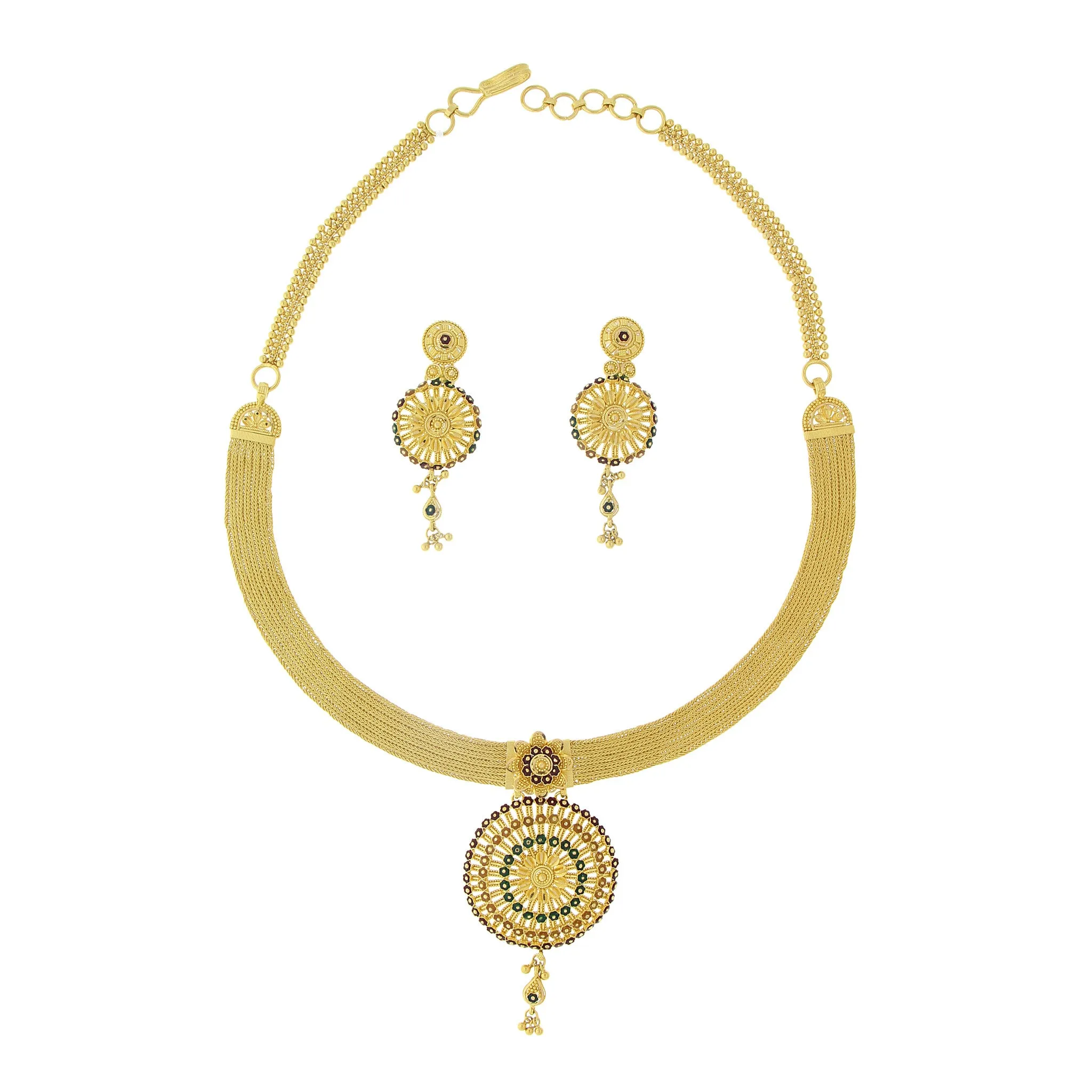 3-PIECE GOLD NECKLACE SET