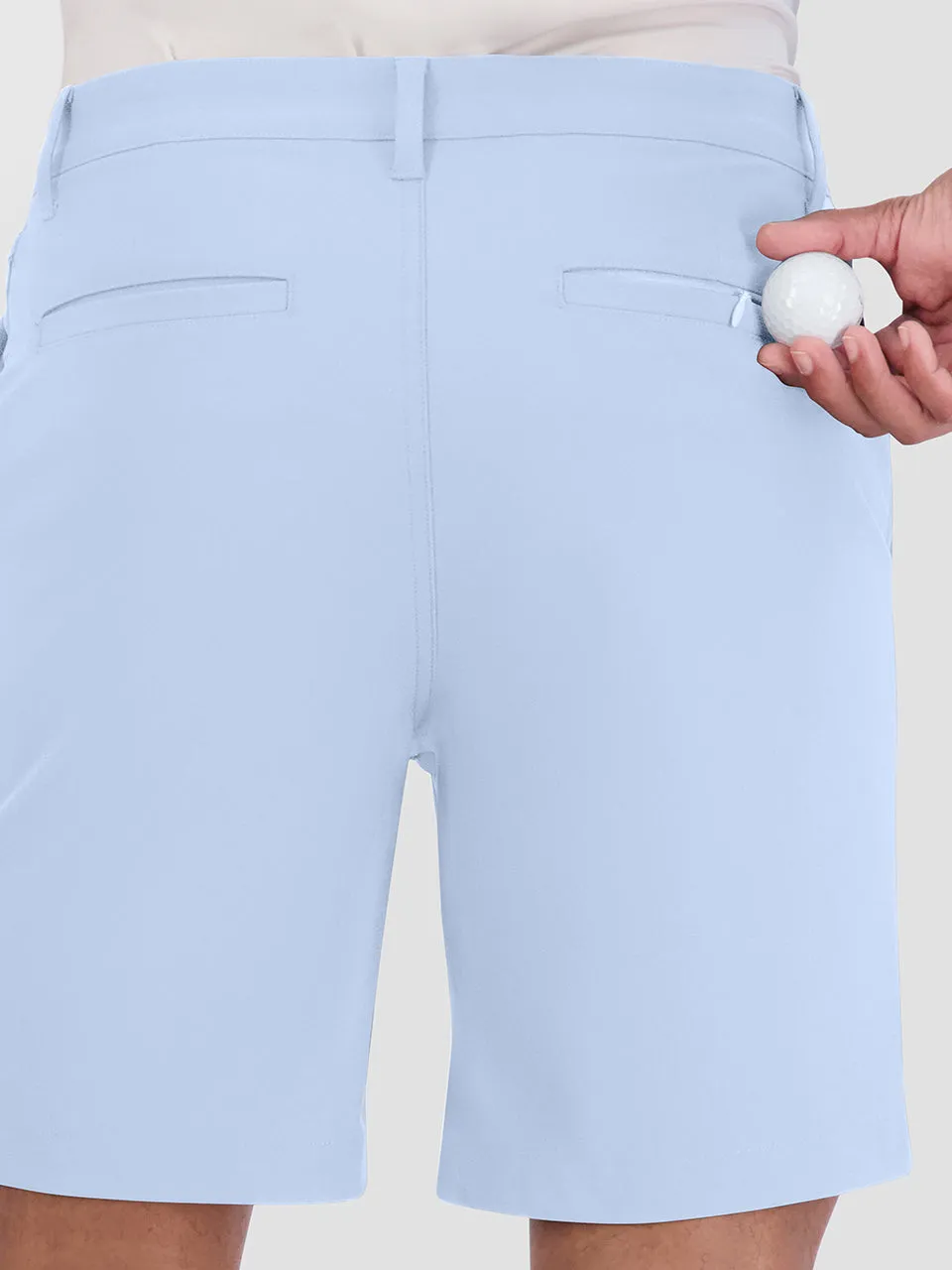 4Way Stretch Tech Shorts - Light Blue