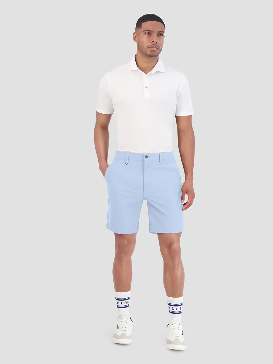 4Way Stretch Tech Shorts - Light Blue