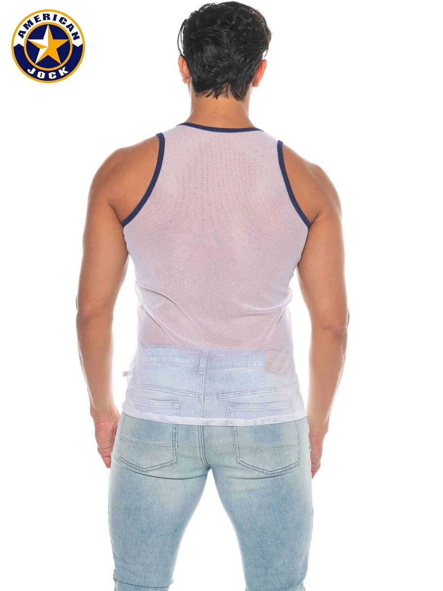 A J Phys Ed Mesh Tank Top