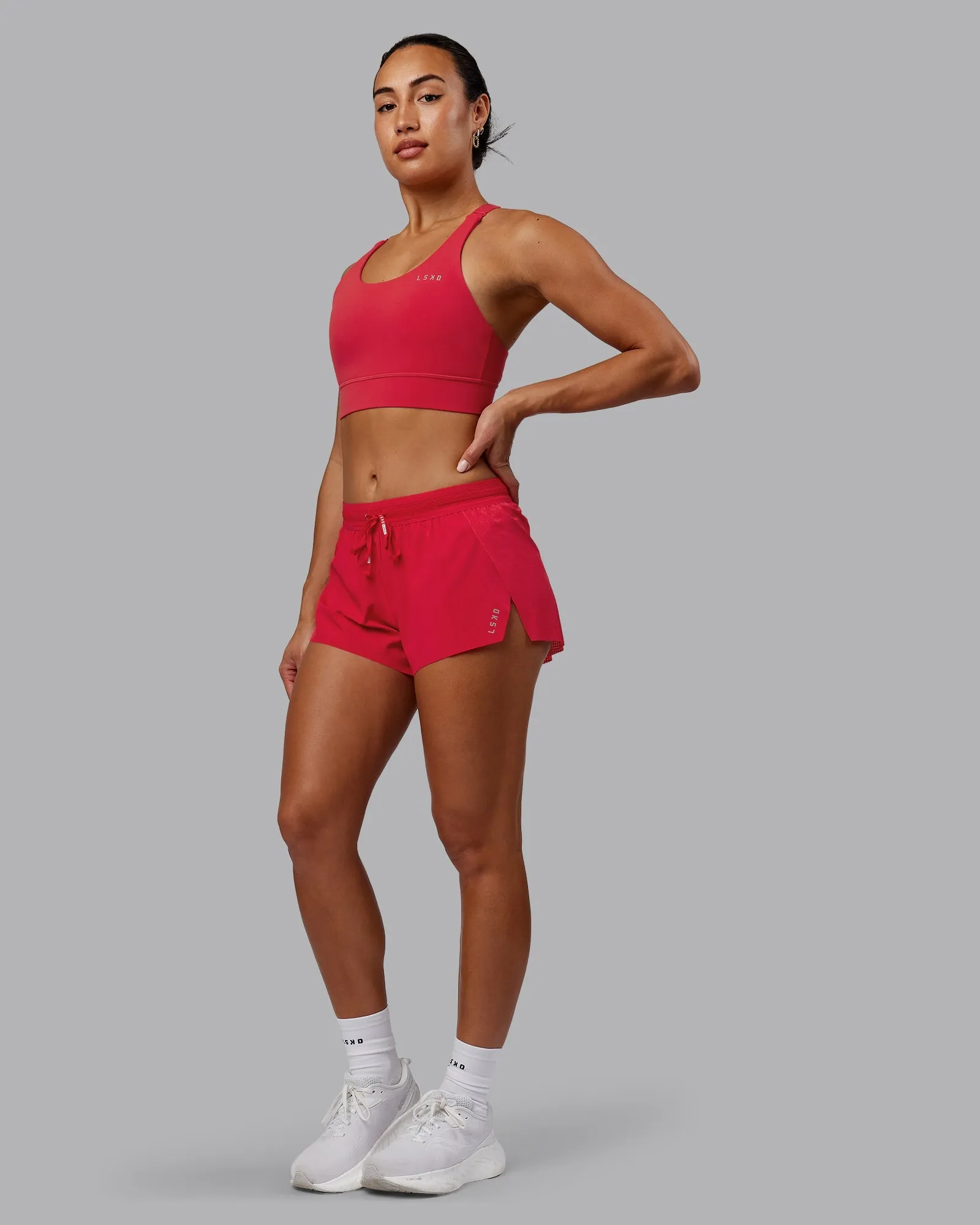 Accelerate Run Shorts - Scarlet