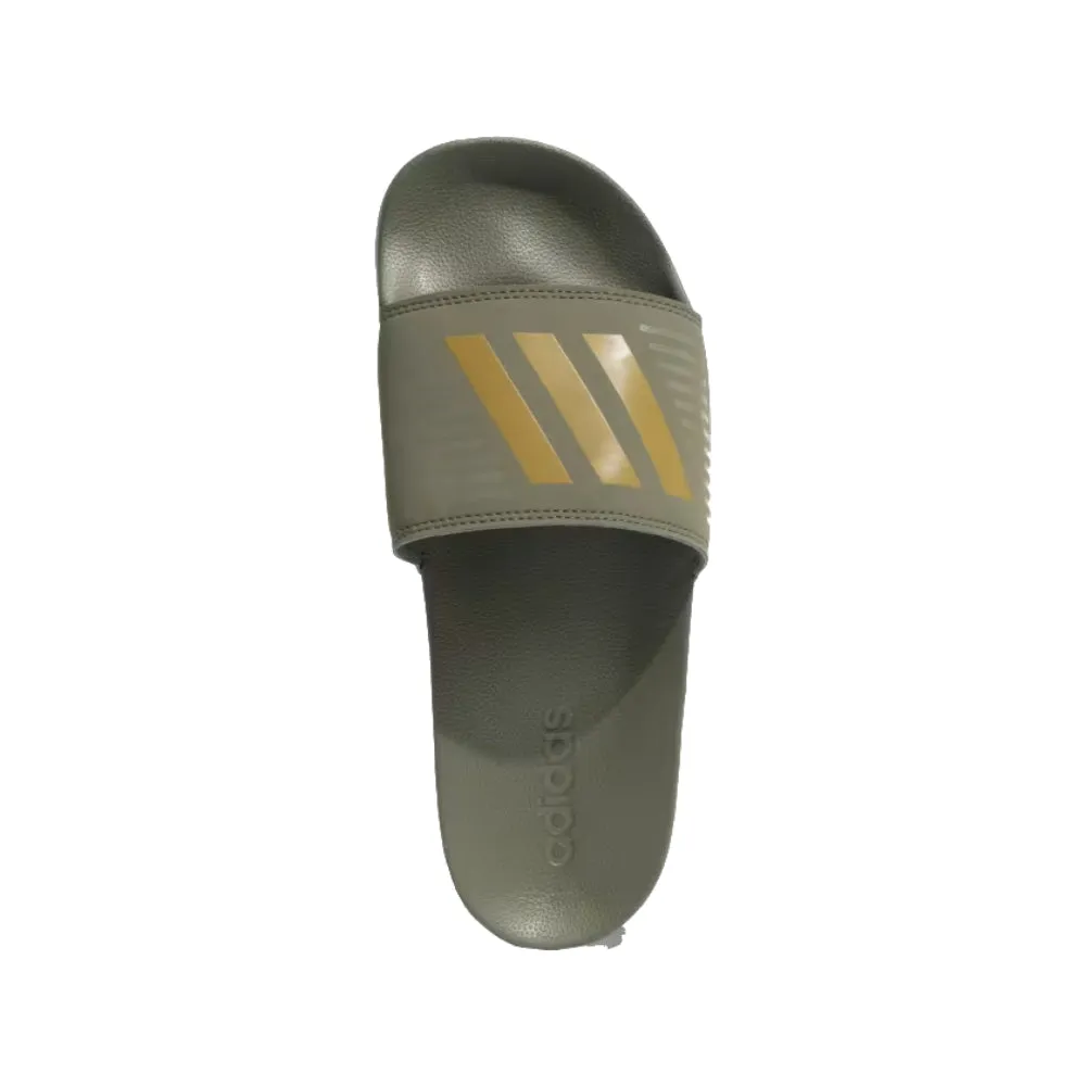 Adidas Men's Contaro Slide (Olive Strata/Fango/Old Gold)