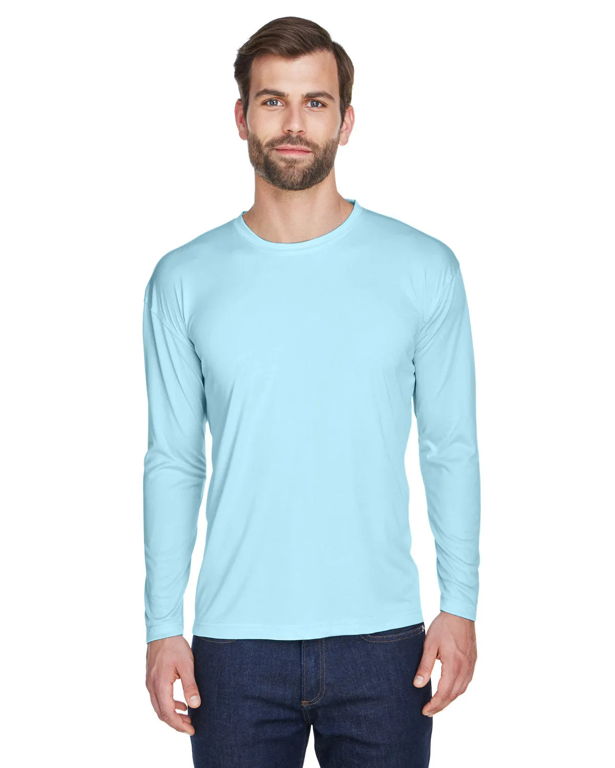 Adult Cool & Dry Sport Long-Sleeve Performance Interlock T-Shirt