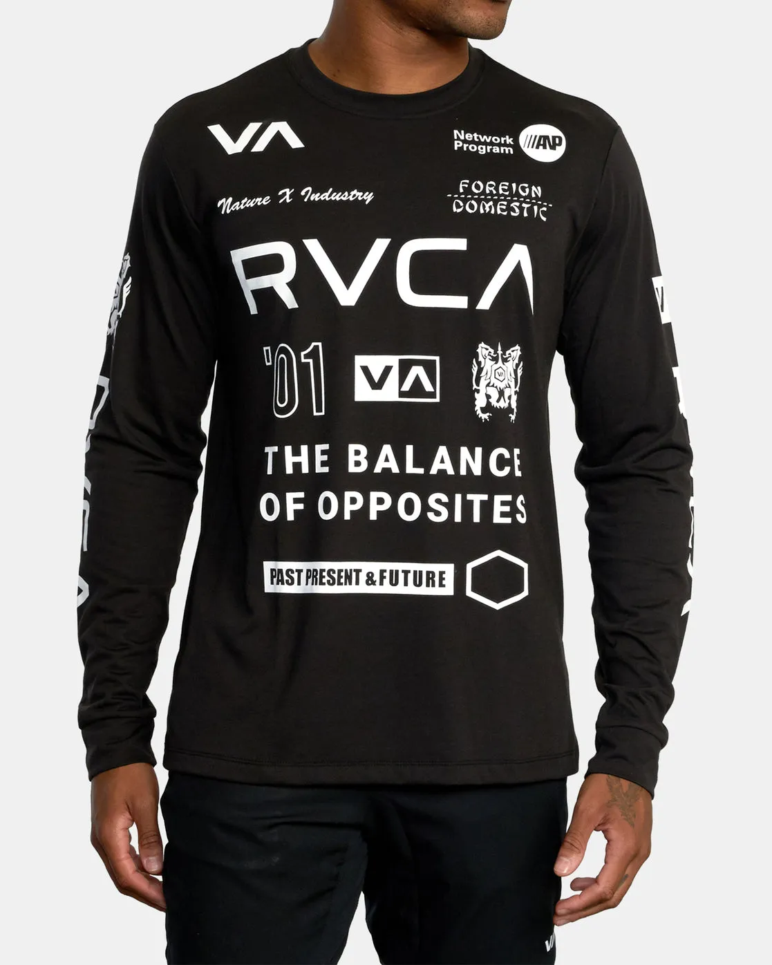 All Brand Long Sleeve Workout Shirt - Black