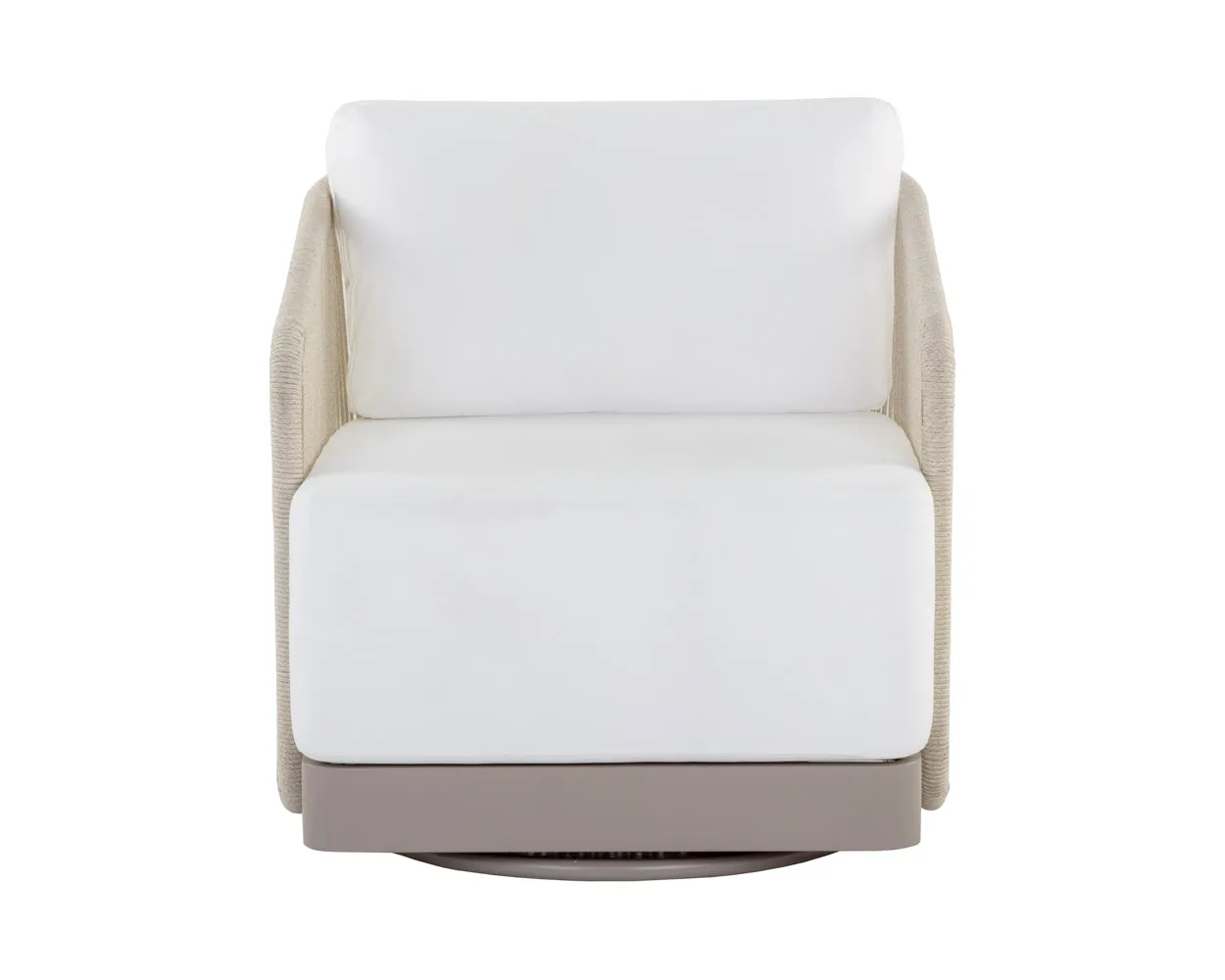 Allariz Swivel Armchair - Greige