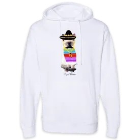 Anne Williams Art Mexican Cat Pullover Hooded Sweatshirt