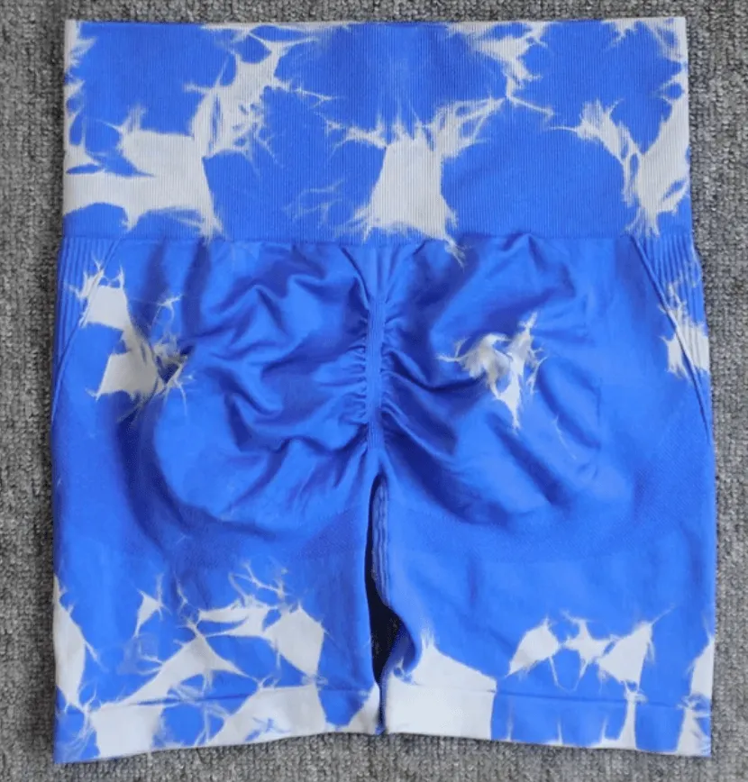 B-ACTIVE SEAMLESS TIE DYE SPORT SHORTS