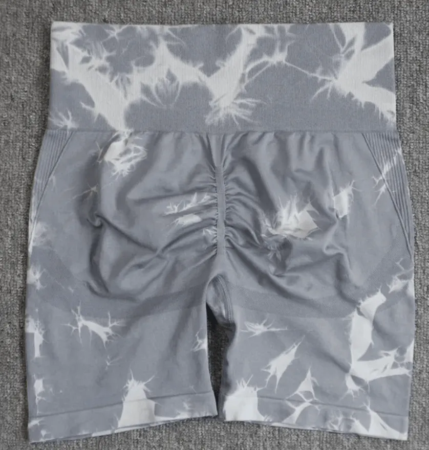 B-ACTIVE SEAMLESS TIE DYE SPORT SHORTS