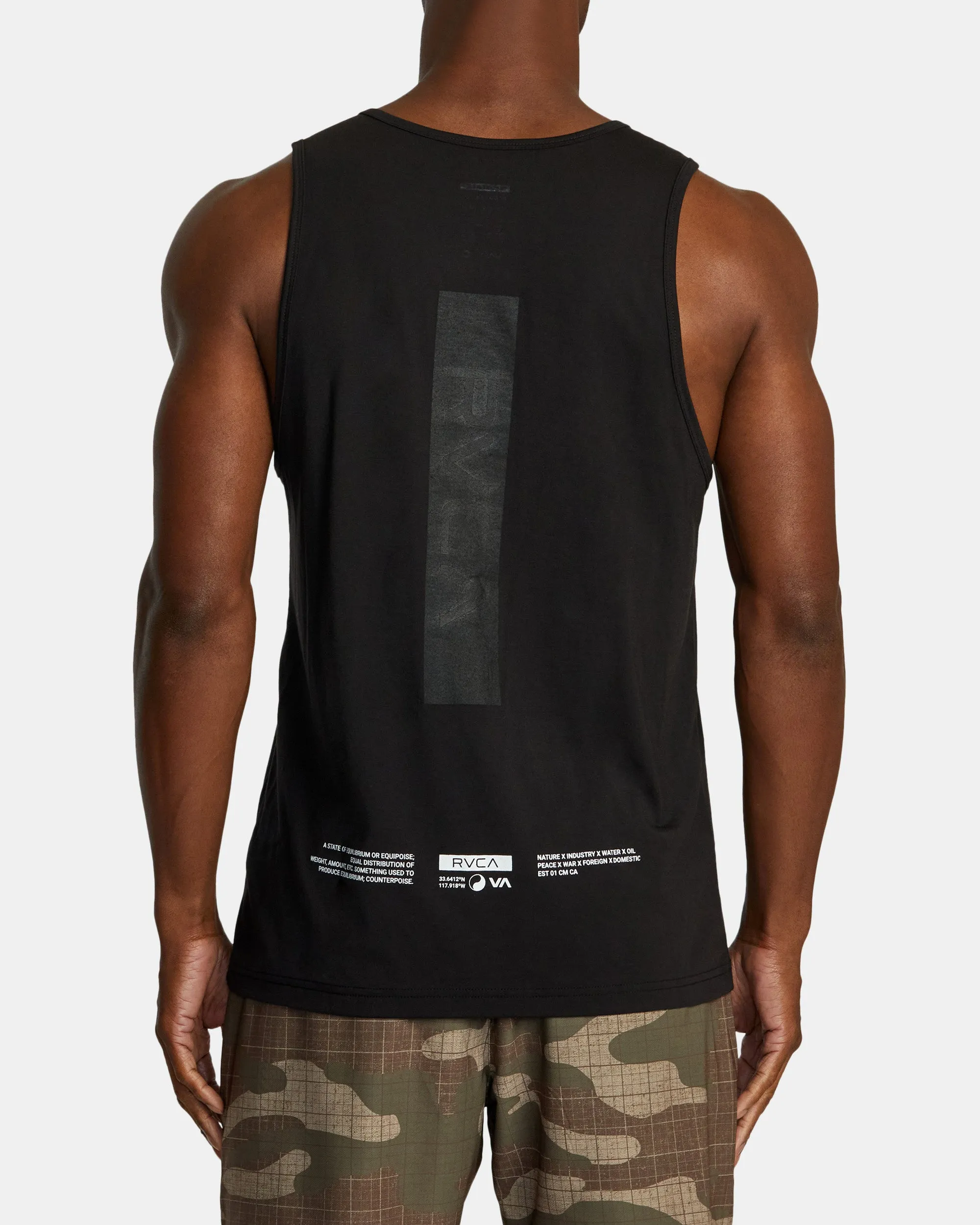 Big RVCA Sport Tech Tank Top - Black