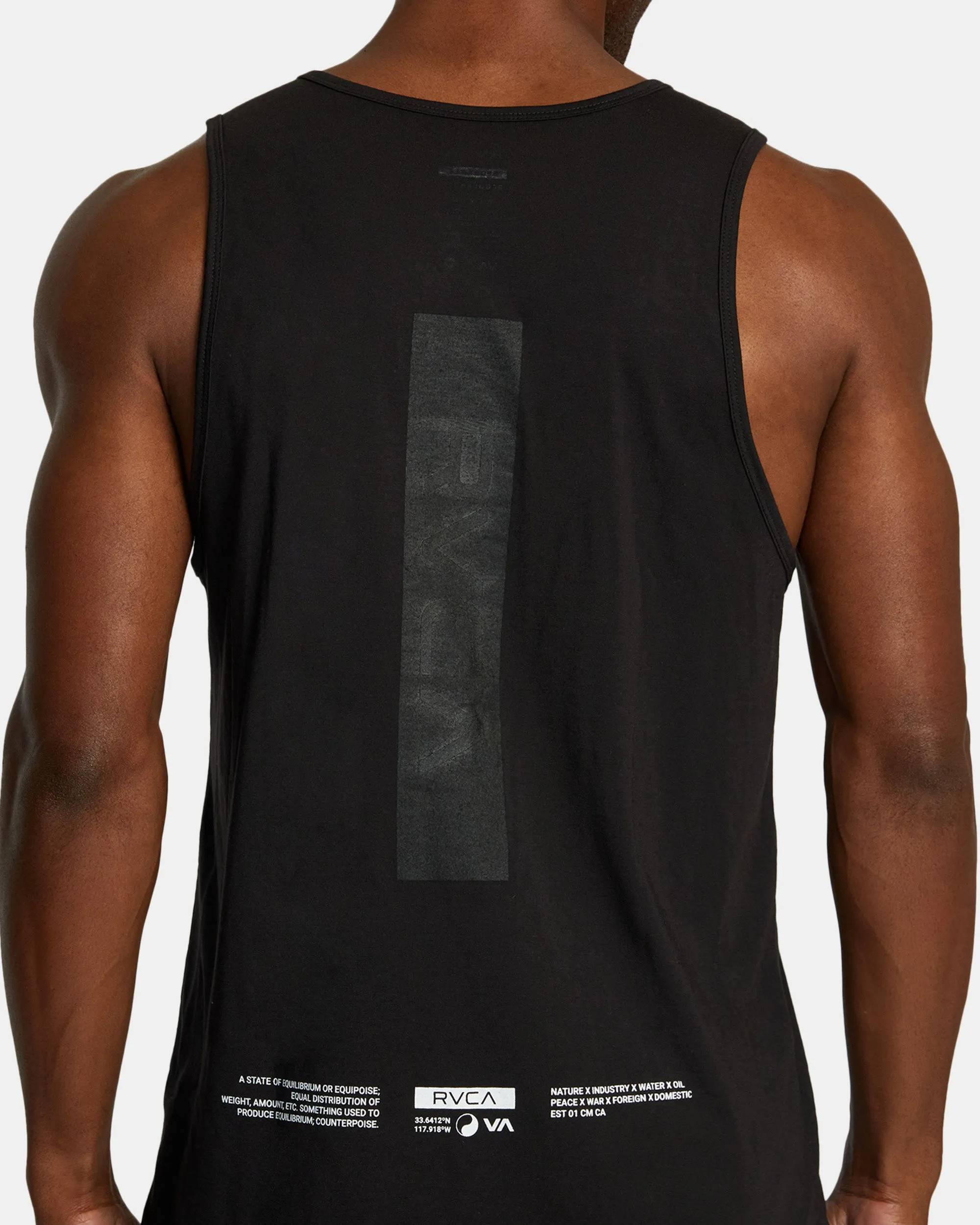 Big RVCA Sport Tech Tank Top - Black