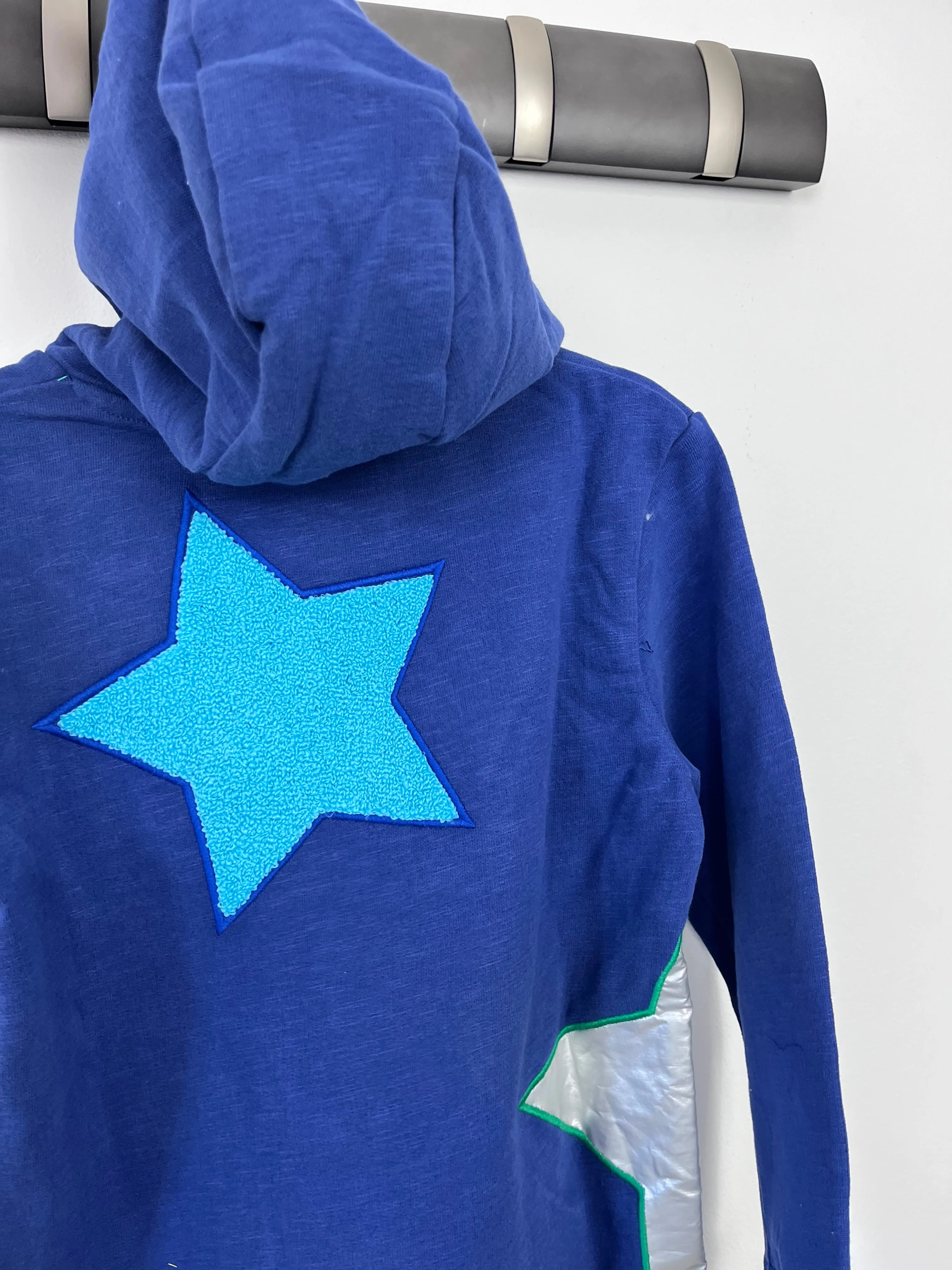 Boden Navy Star Hoodie