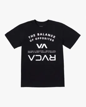 Boys Balance Arc Short Sleeve Tee - Black