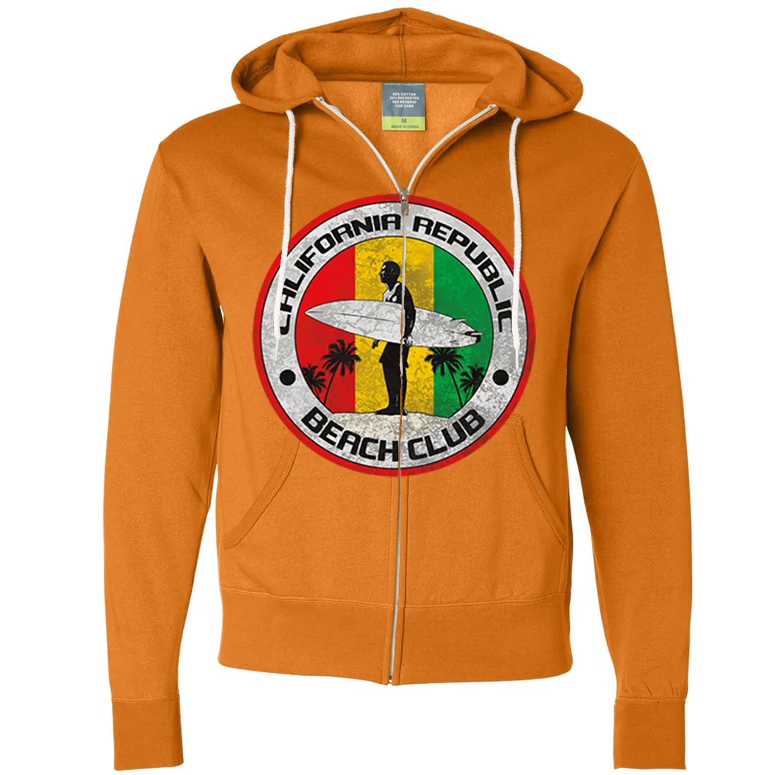 California Republic Beach Club Zip-Up Hoodie