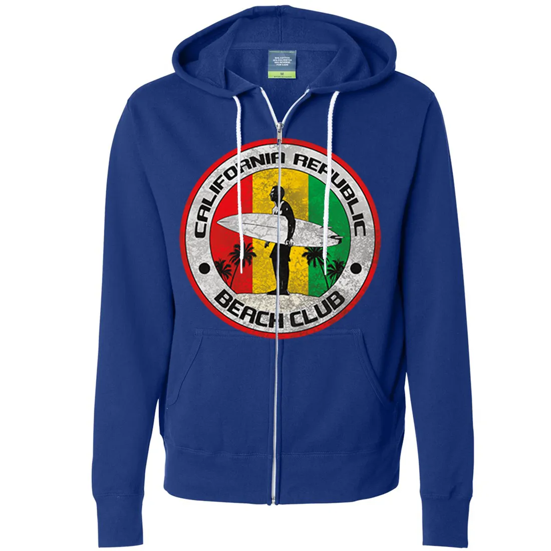 California Republic Beach Club Zip-Up Hoodie