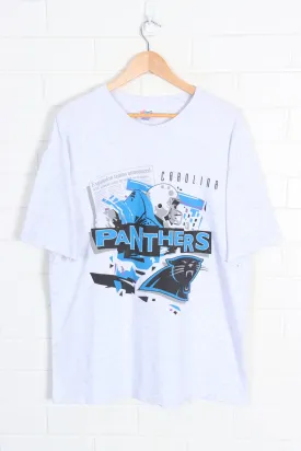 Carolina Panthers NFL Football Single Stitch Graphic Tee (XL)