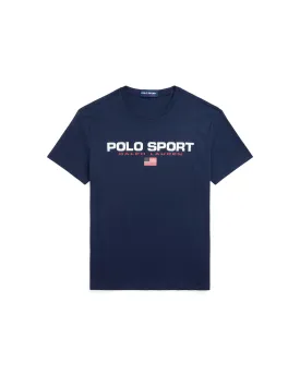 Classic Fit Polo Sport Jersey T-Shirt - Navy