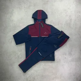 Cruyff Montserrat Surveyor Tracksuit Set Navy/Cognac