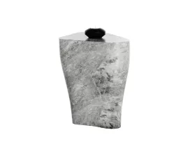 Dali End Table - Marble Look - Small