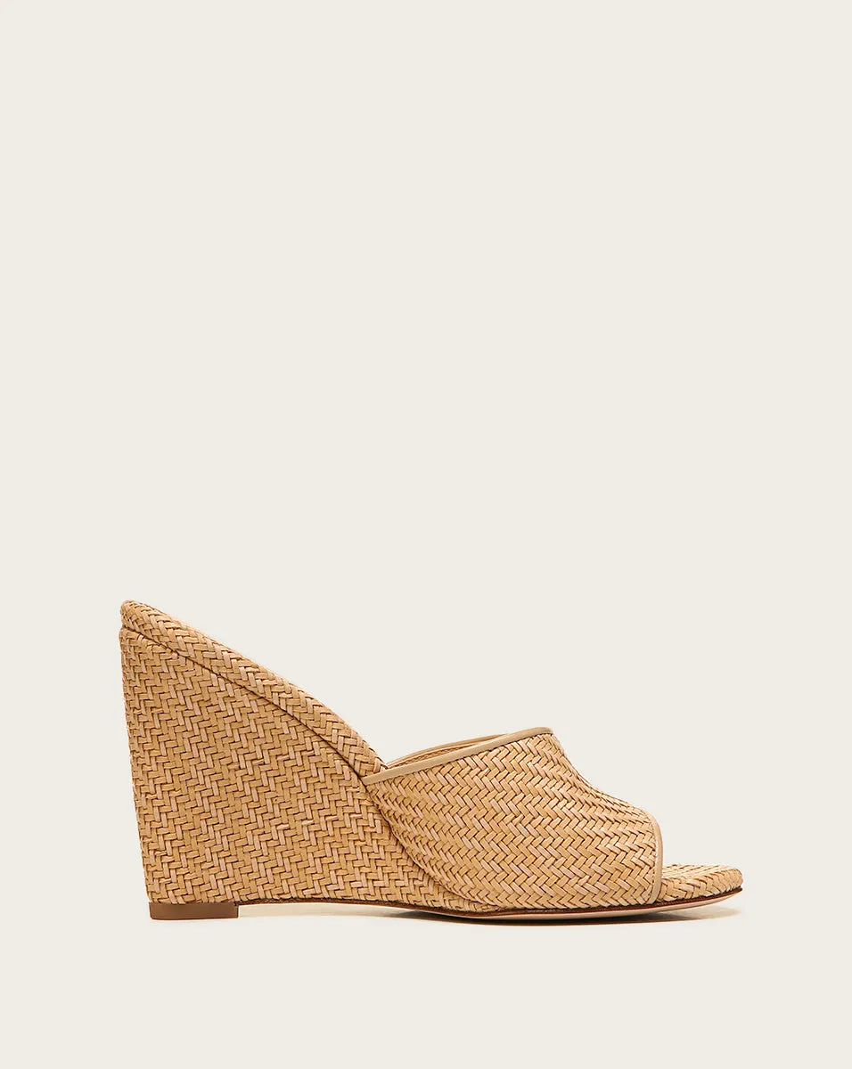 Dali Raffia Wedge Sandal