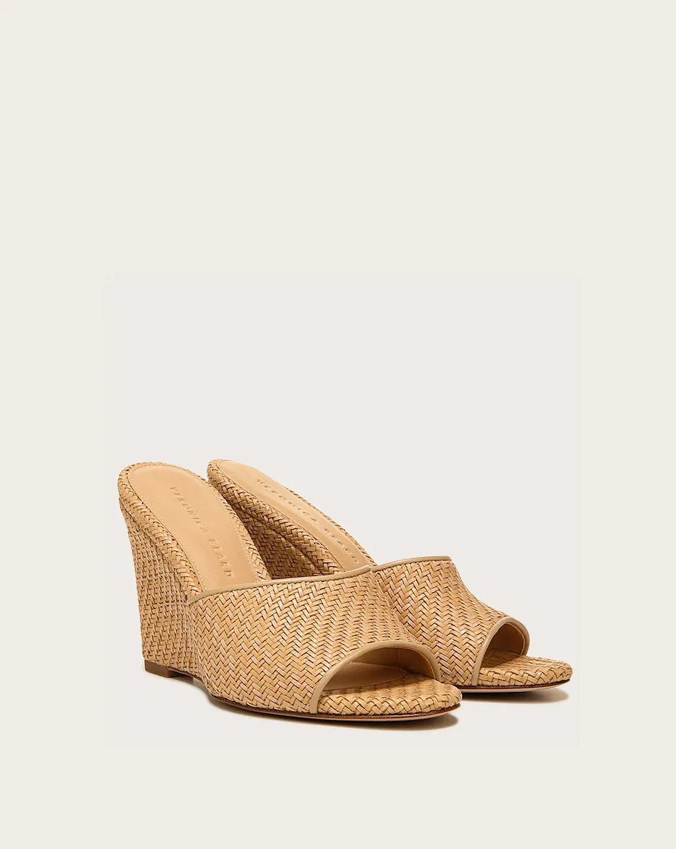 Dali Raffia Wedge Sandal