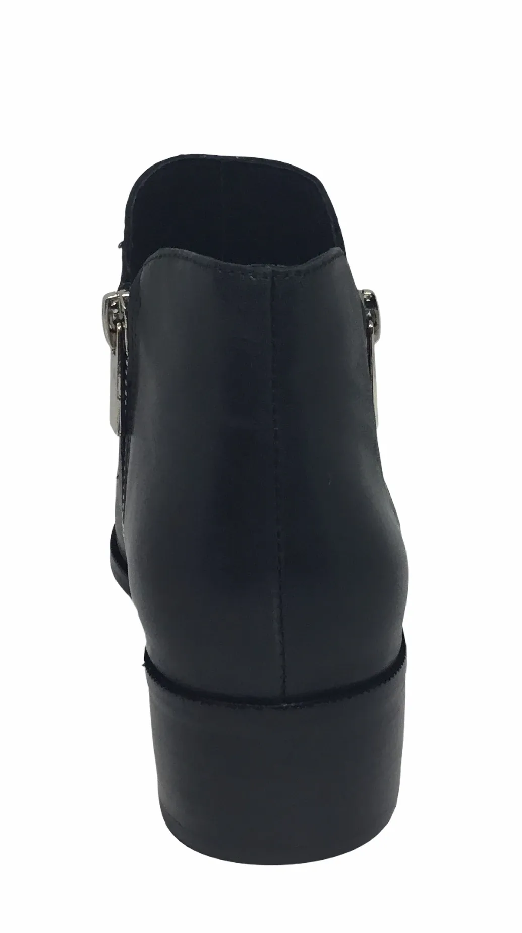 Django & Juliette Choppie Black Leather Black Heel Boot