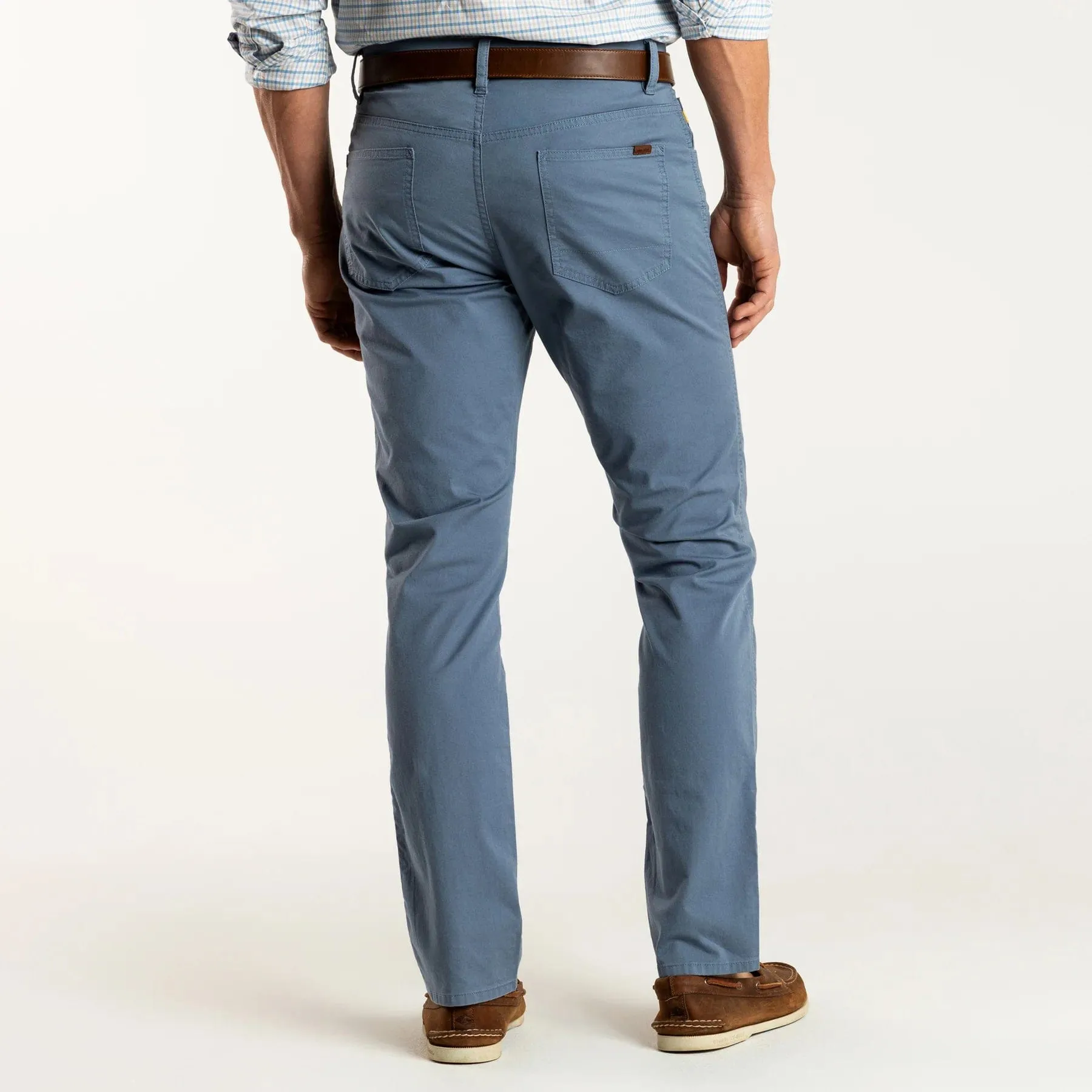 Duck Head Shoreline 5-Pocket Pants in Stone Blue - Men's