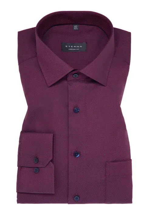 Eterna Structured Wine Shirt Wine