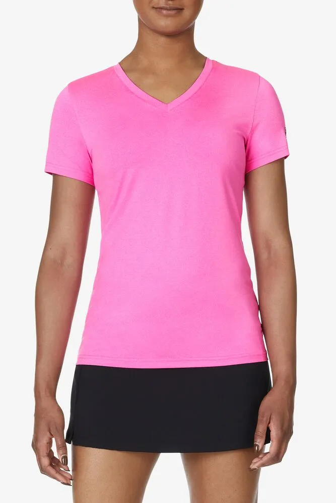 Fila Women’s Tennis - Pickleball Short Sleeve V-Neck Shirt