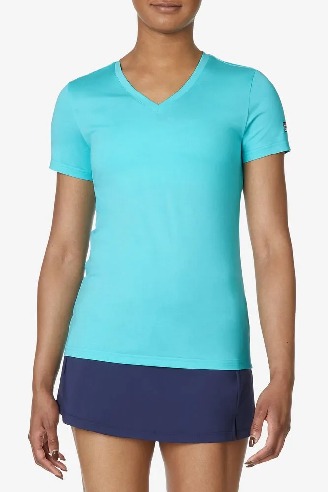 Fila Women’s Tennis - Pickleball Short Sleeve V-Neck Shirt