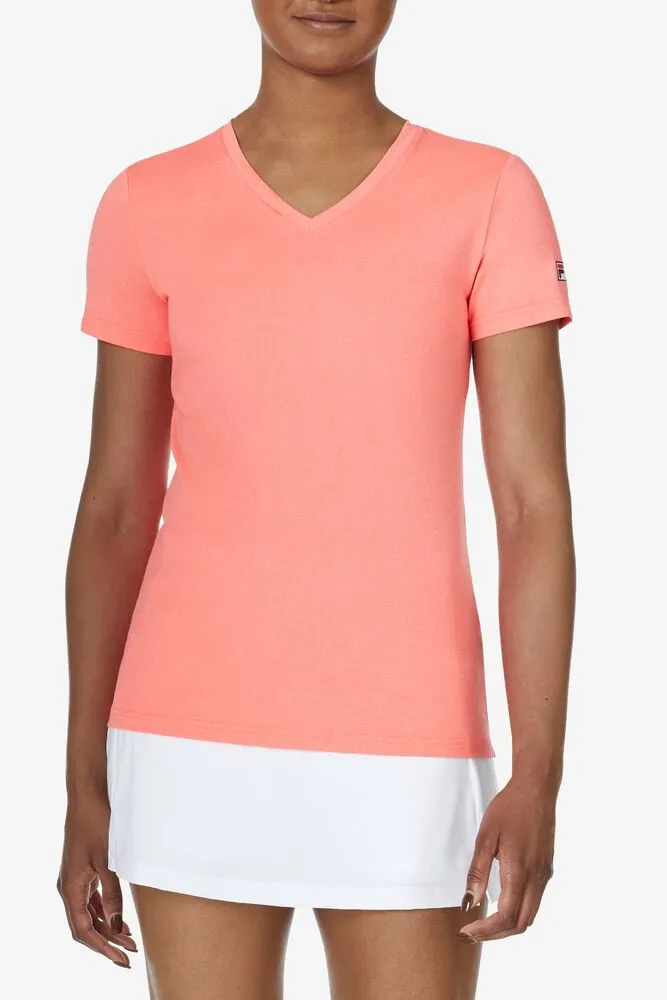 Fila Women’s Tennis - Pickleball Short Sleeve V-Neck Shirt