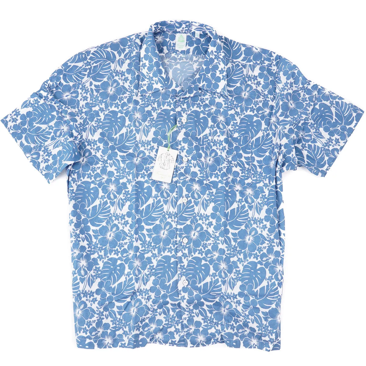 Finamore Tropical Floral Short Sleeve Shirt