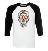 Giants Womens Skull Raglan Tee