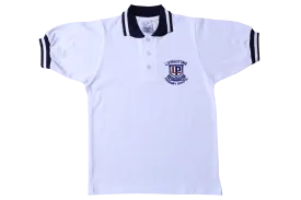 Golf Shirt White EMB - Livingstone (Sport)