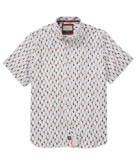 Guitar Print Sport Shirt