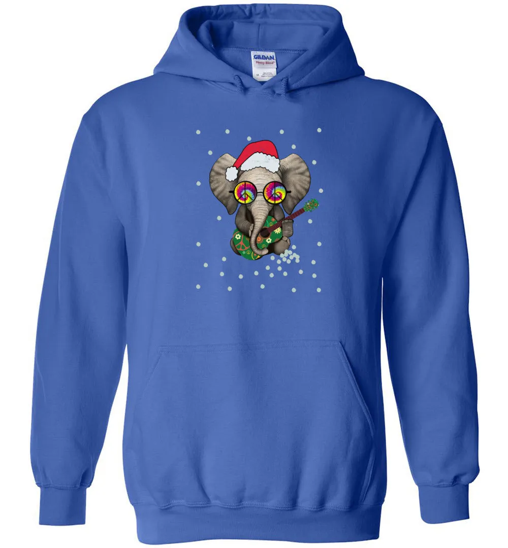 Hippie Elephant Claus- Heavy Blend Hoodie