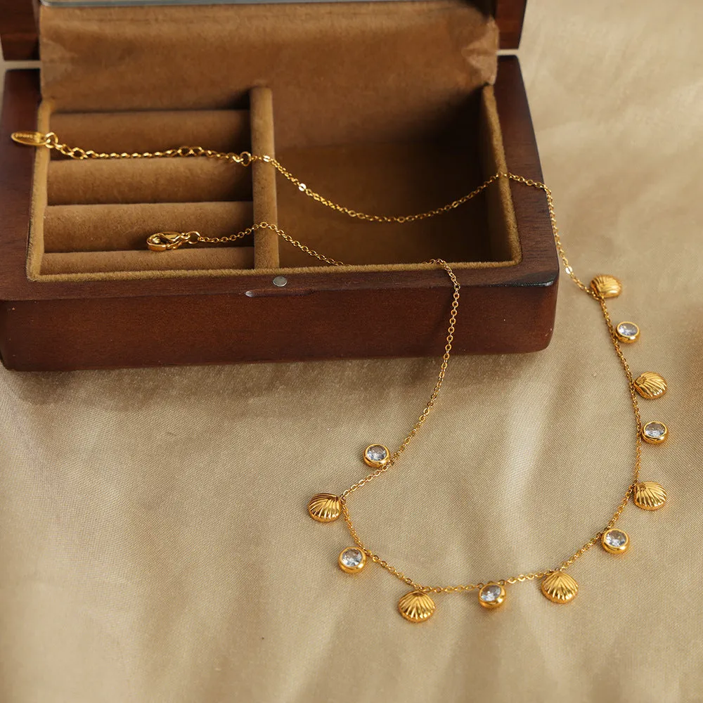 Just Lil Things Artificial Gold Necklace jltn1121