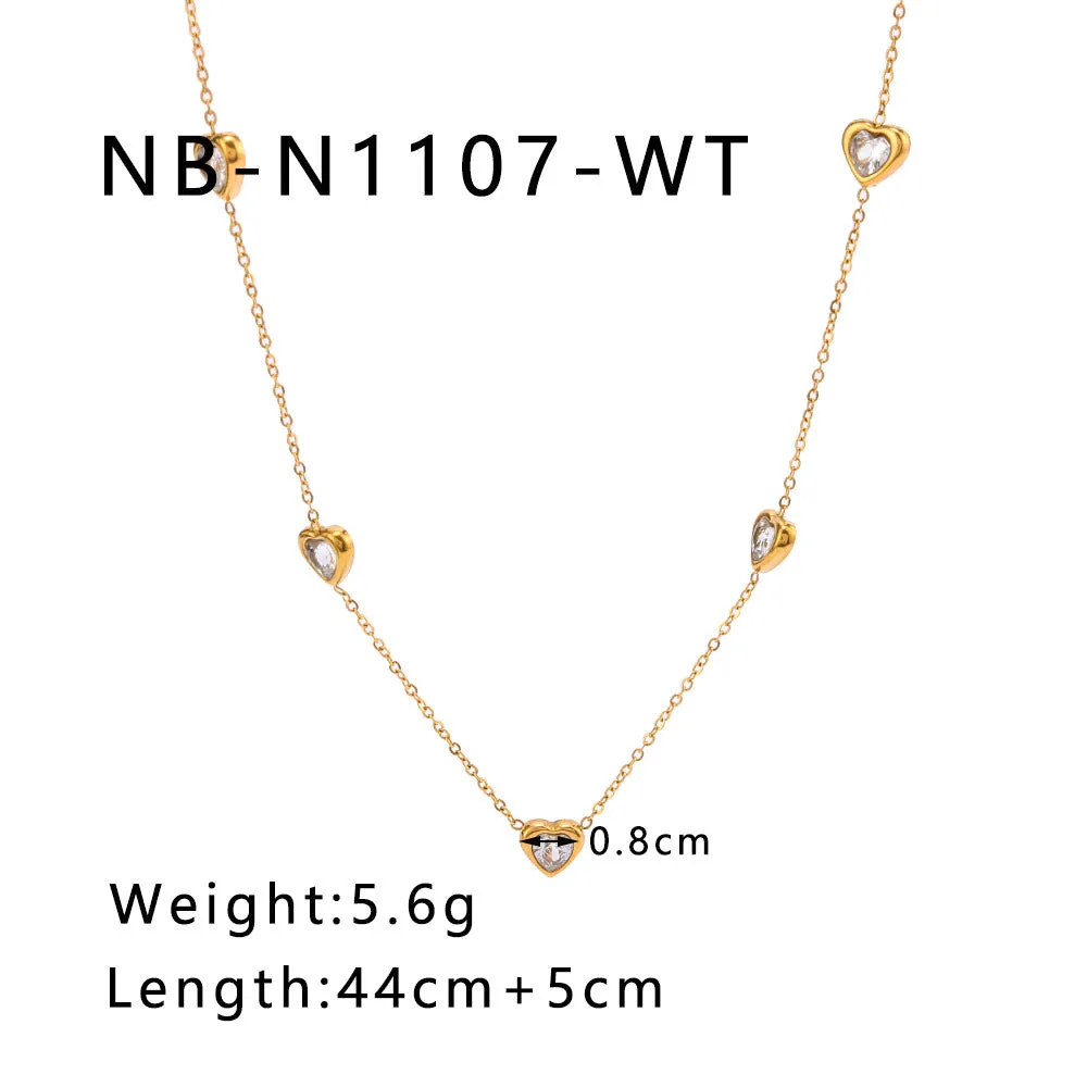 Just Lil Things Artificial Gold Necklace jltn1125