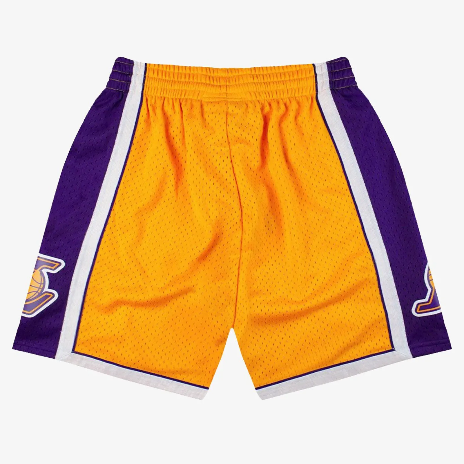 Los Angeles Lakers 2009-10 Hardwood Classics Yellow NBA Shorts by Mitchell & Ness