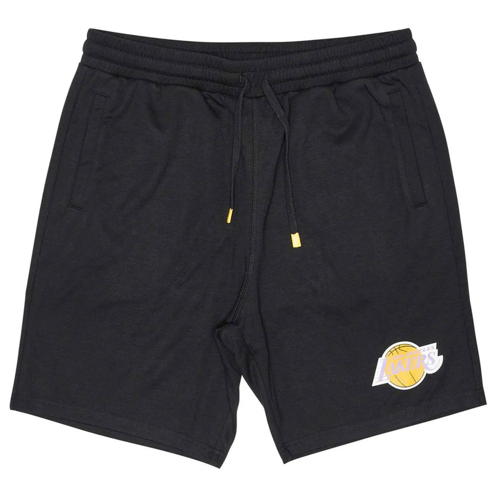 Los Angeles Lakers Hometown Champs NBA Fleece Shorts by Mitchell & Ness - BLACK