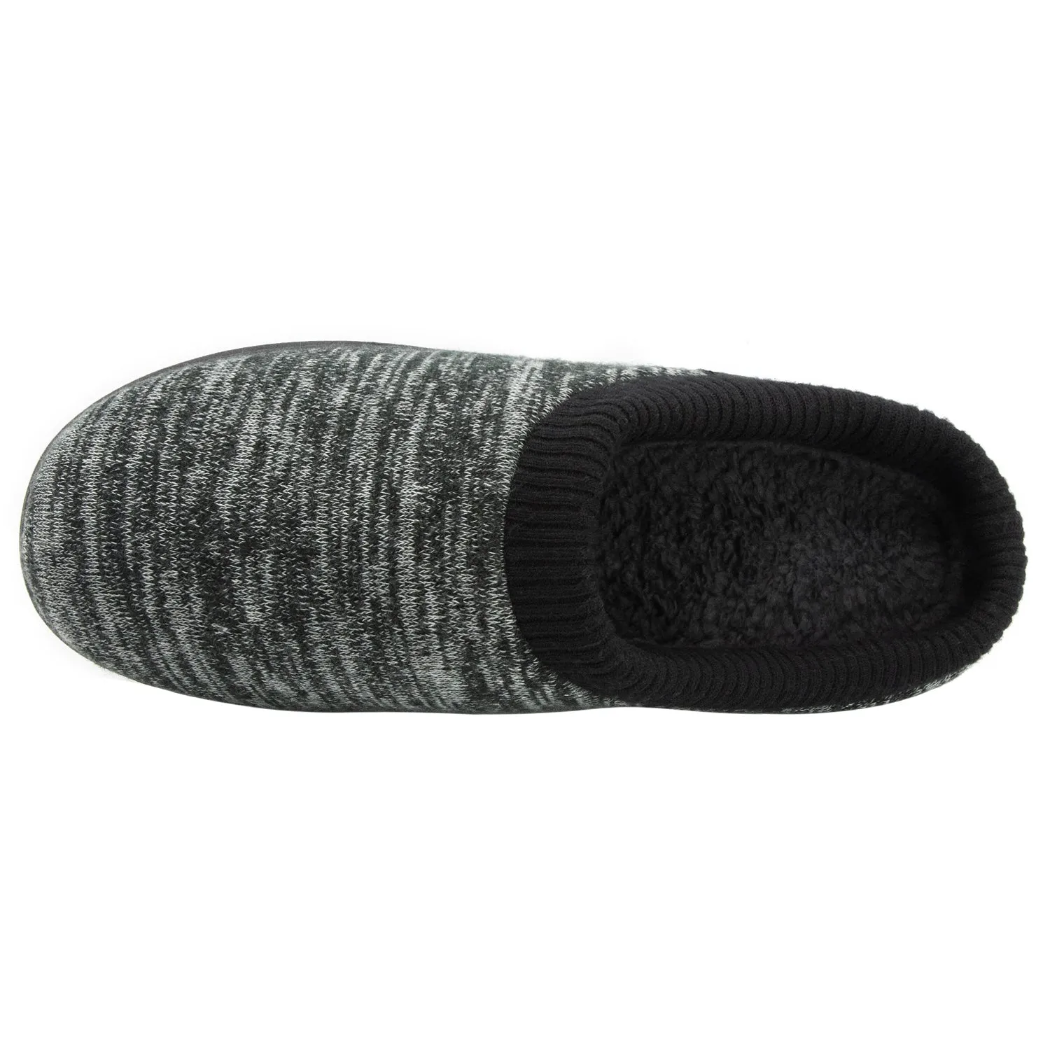 Men's Faux Fur Lined Hoodback Slipper