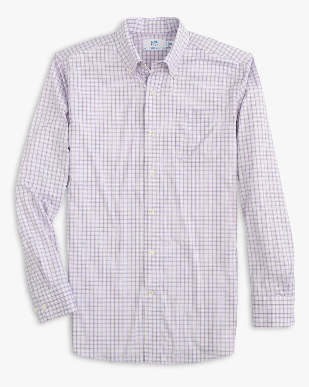 Men's Long Sleeve IC Brrr Skycrest Plaid Sportshirt