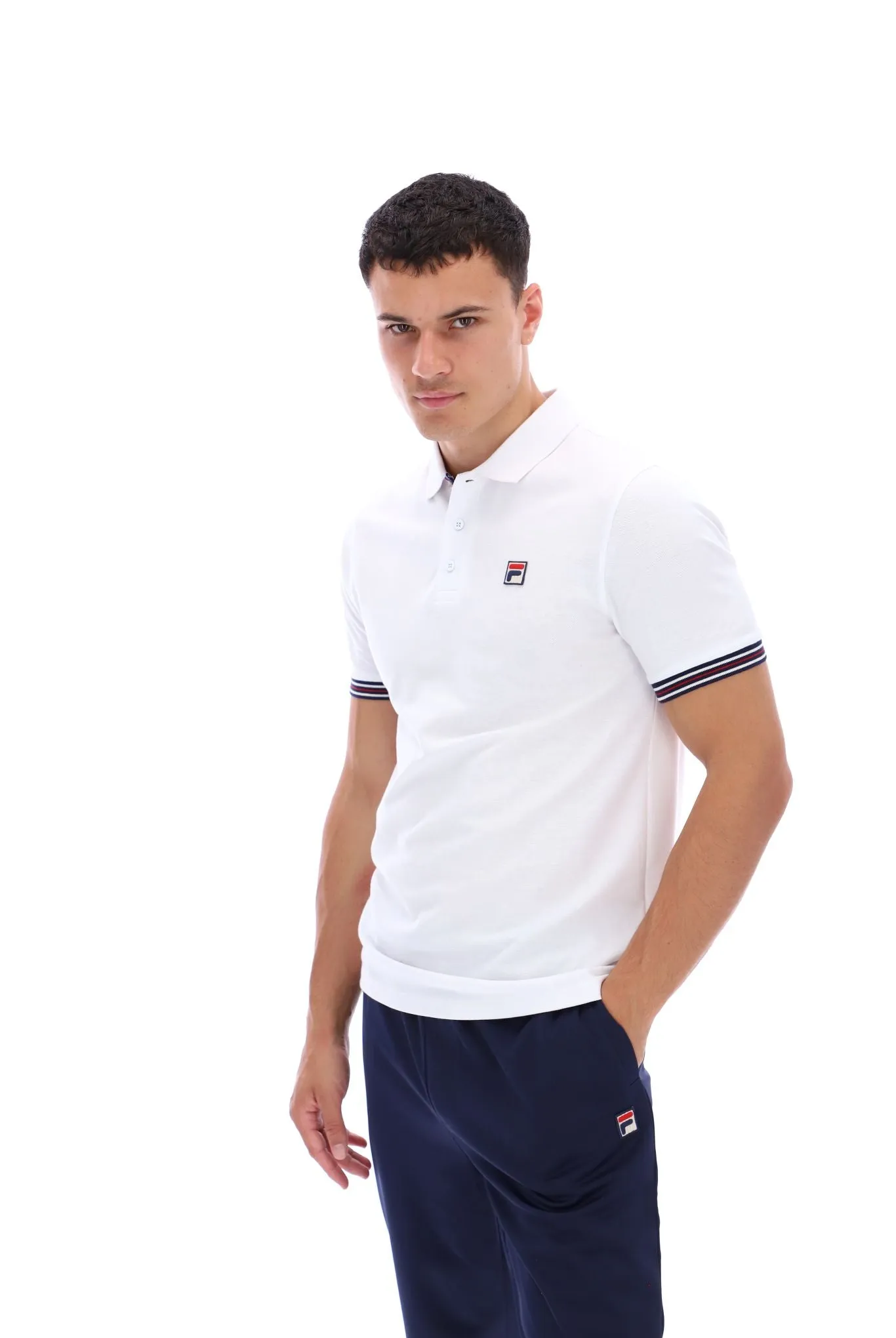 Omari Heritage Stripe Polo