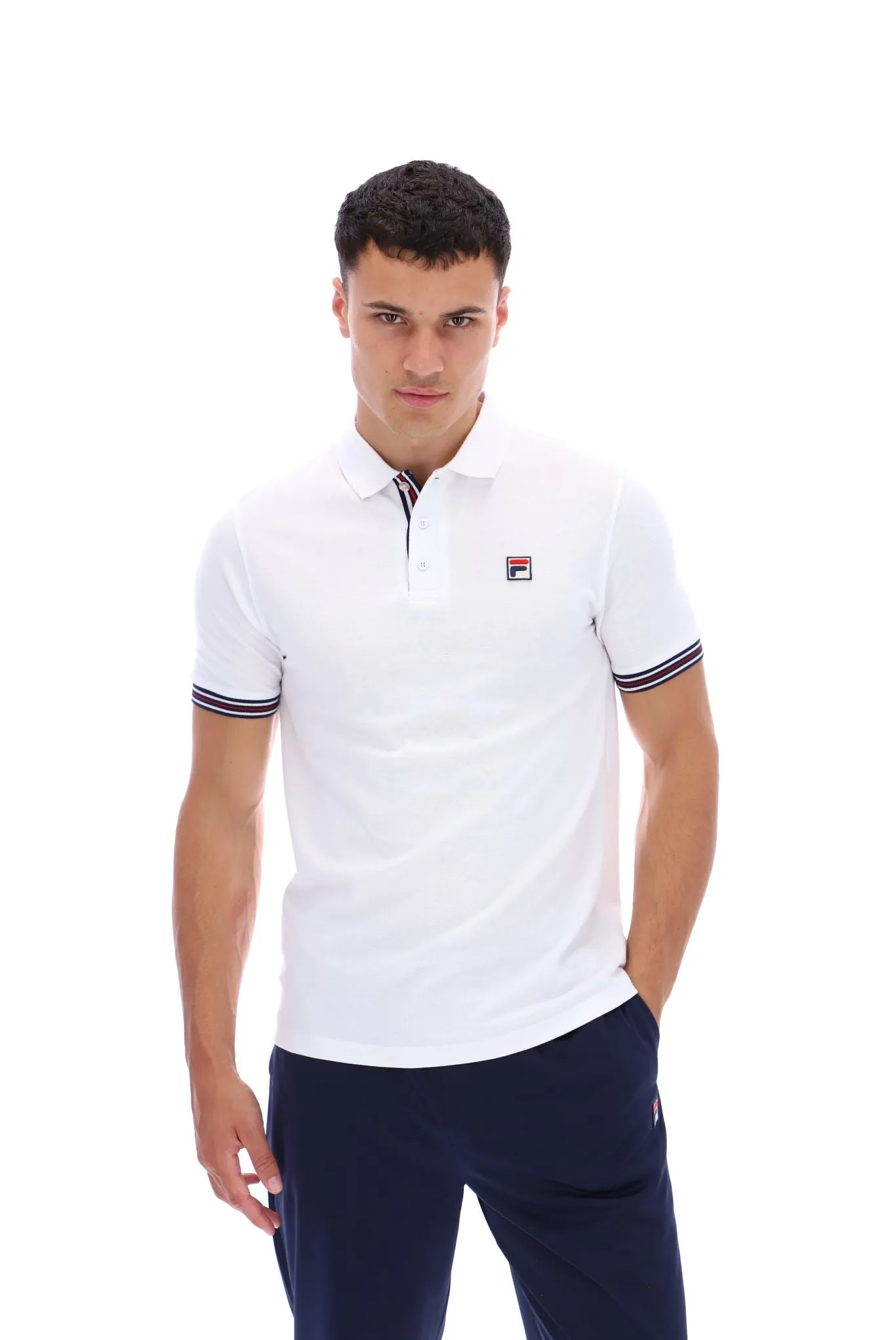 Omari Heritage Stripe Polo