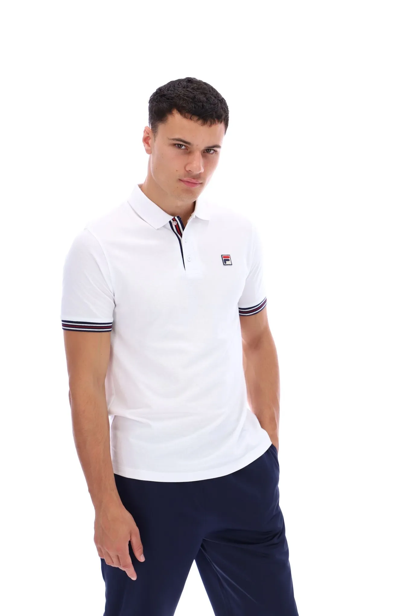 Omari Heritage Stripe Polo