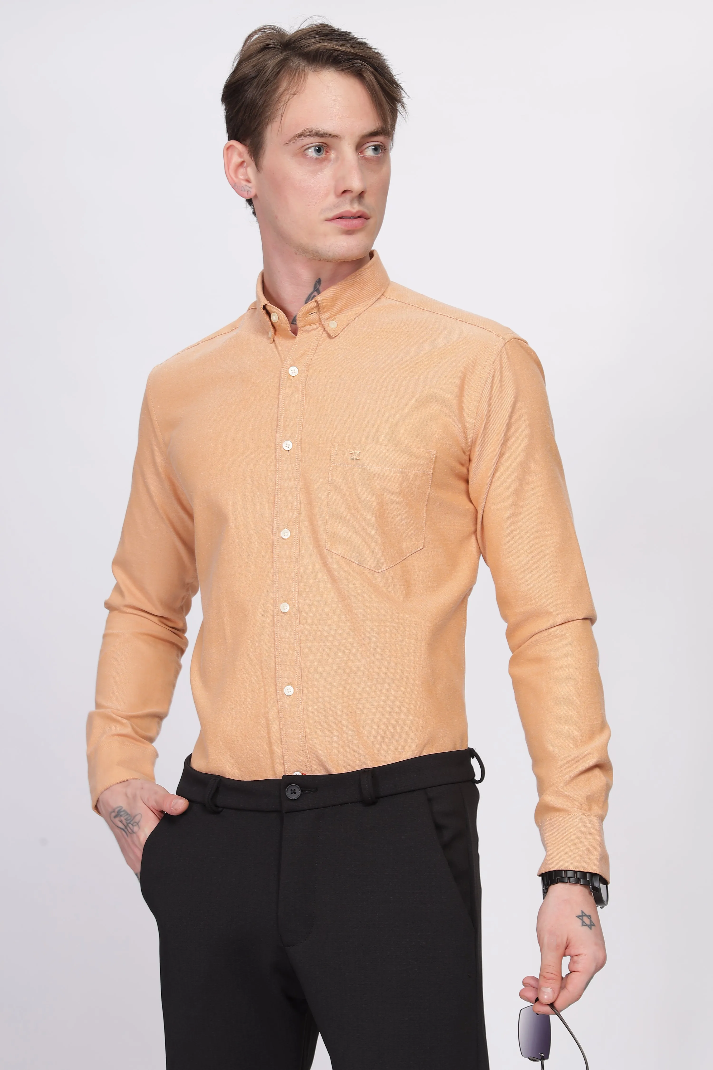 Oxford Formal Yellow Shirt