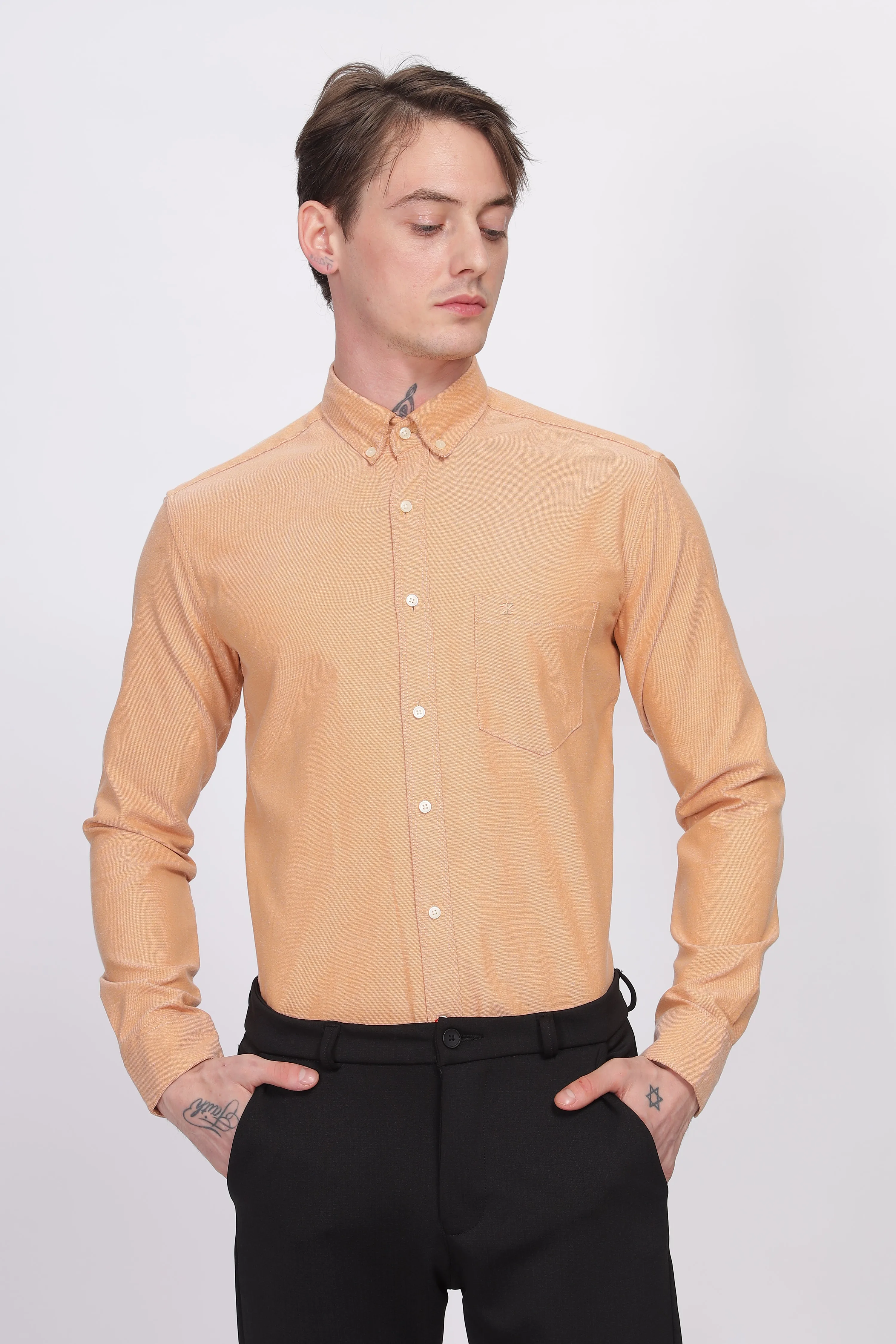 Oxford Formal Yellow Shirt