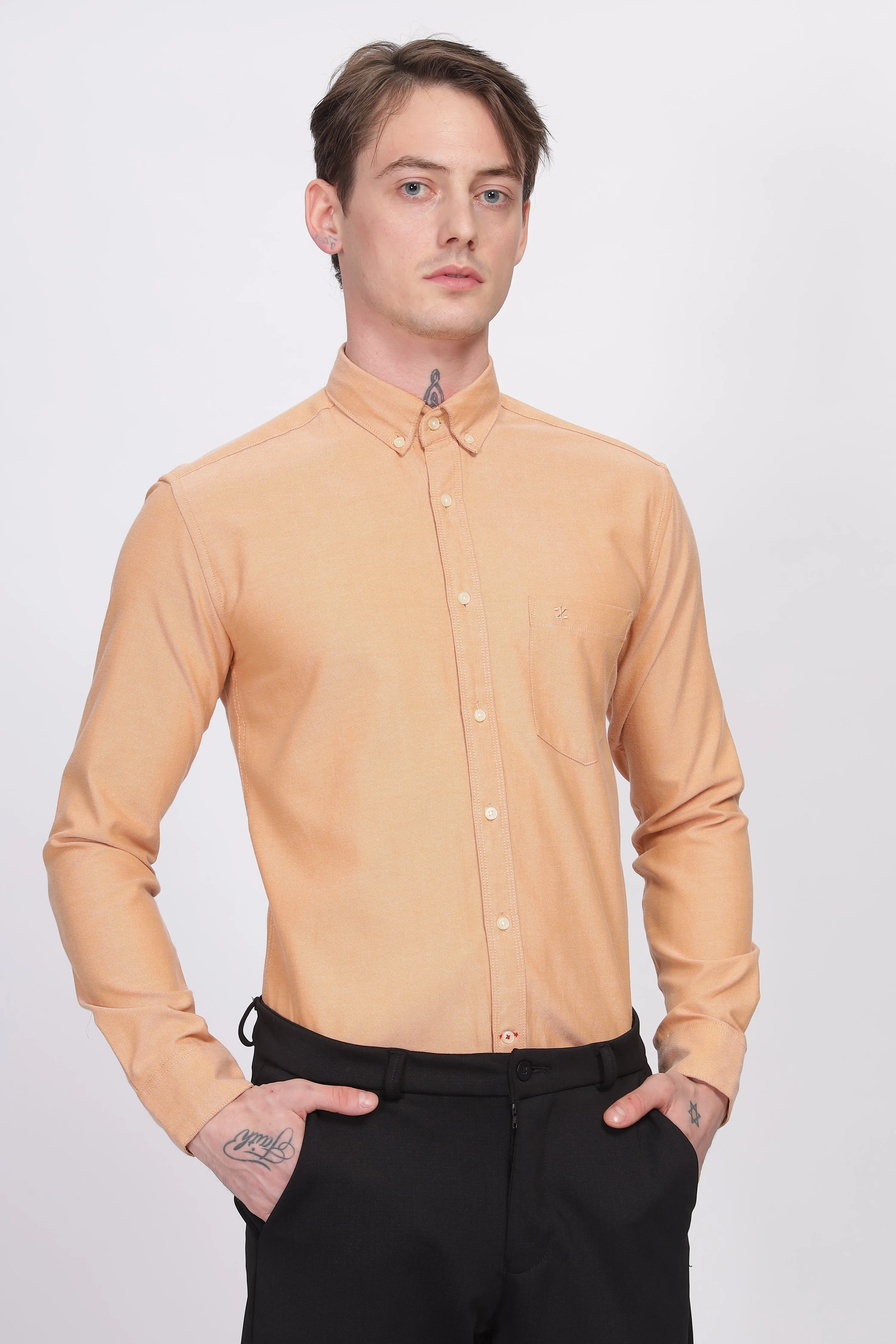 Oxford Formal Yellow Shirt