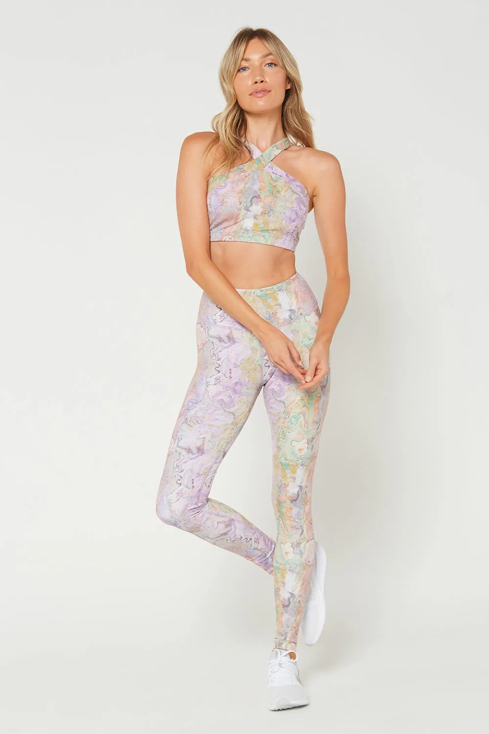 Pastel Marble Leggings